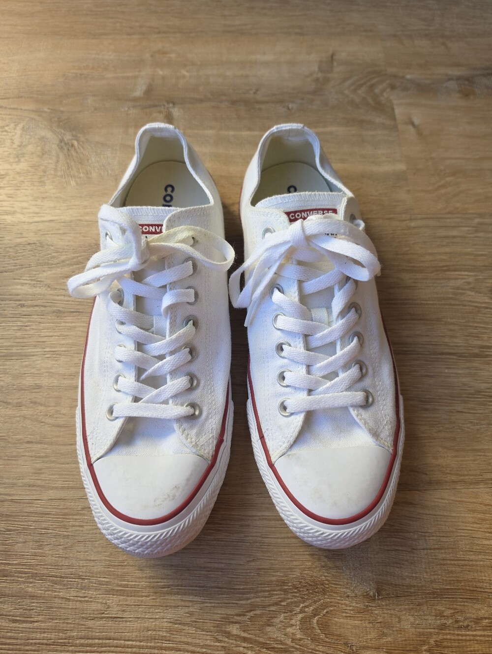 Converse CTAS White Unisex Sneakers Size Mens 9.5 Womens 11.5